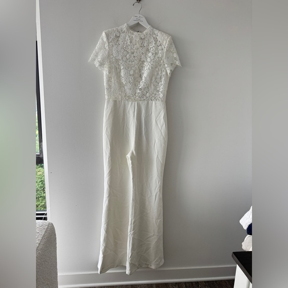 NADINE MERABI NEW Hattie White Jumpsuit - Picture 7 of 12